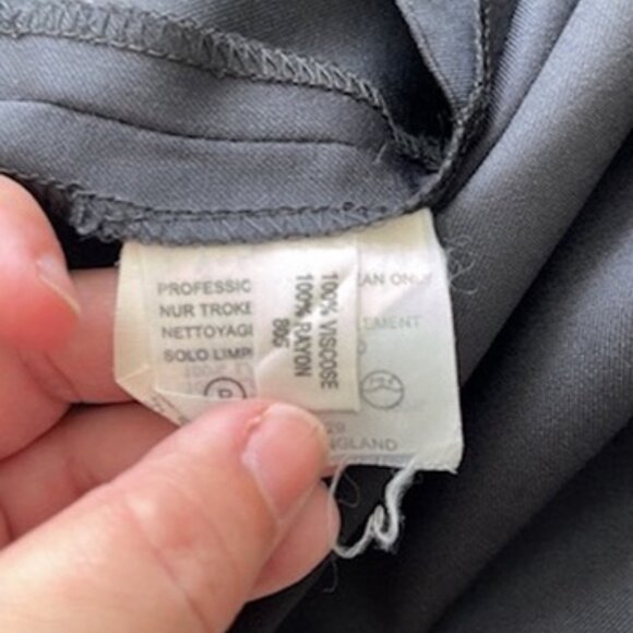 Aquascutum London Dual Slit Solid Pencil Skirt Straight - Picture 7 of 9